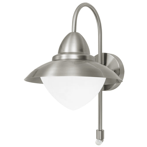EGLO wandlamp buiten Sidney - e27 - 37,5 cm - sensor - rvs