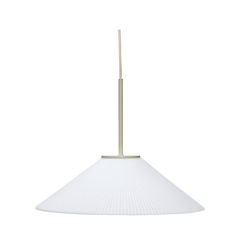 Hübsch hanglamp Solid - glas/ijzer - ø44xh34cm, e27