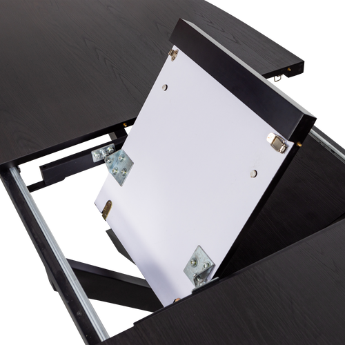 WOOOD eettafel uitschuifbaar Arros - Zwart - 75x180/220x90 - vtwonen shop