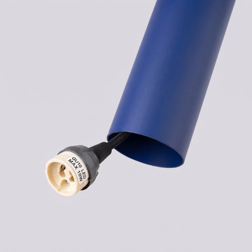 Sollux Lighting Hanglamp LAGOS 1 ultramarijn - 8x8x100cm