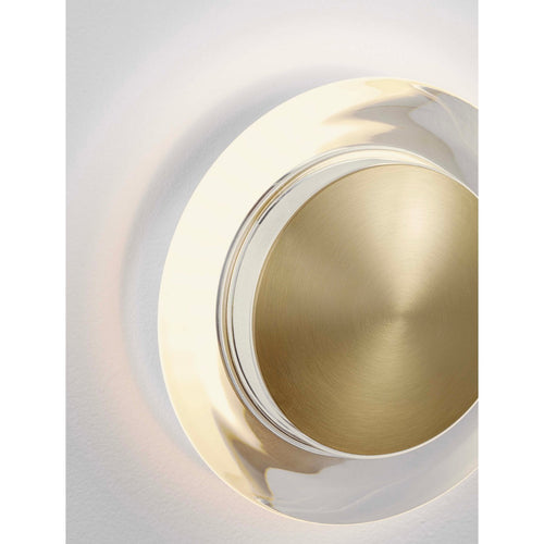 Nova Luce AIRIDA Geïntegreerde LED-wandlamp, messing goud, LED 8W 713lm 3000K
