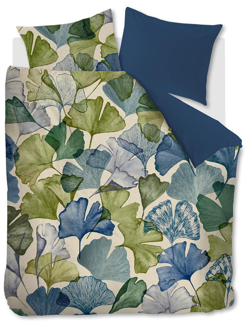 Beddinghouse Sue dekbedovertrek - Lits-Jumeaux - 240x200/220 cm - Blauw Groen - vtwonen shop