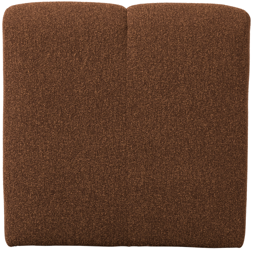 WOOOD eetbankje 84cm met rugleuning Mojo - Bouclé - Roestbruin Melange - vtwonen shop