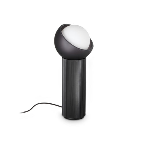 Ideal Lux BLOOM Hoge bolvormige tafellamp zwart 1x G9