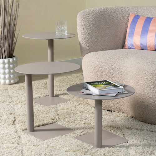 Spinder Design bijzettafel Sunny 30 - Silky Taupe - Ø 40 - vtwonen shop