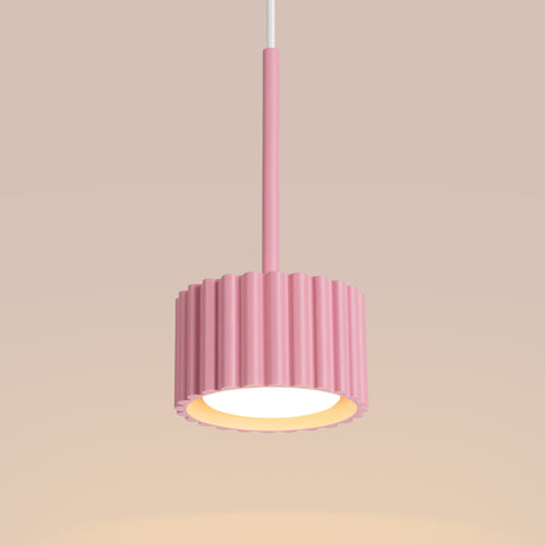 Sollux Lighting Hanglamp AURA 1 roze Gx53 - 10x10x125cm