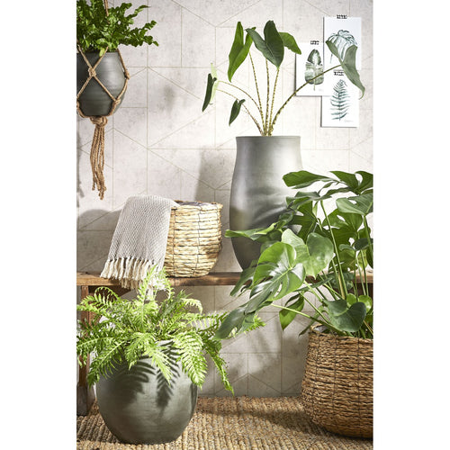 Mica Decorations Avalon Plantenmand - H31 x Ø30 cm - Lichtbruin