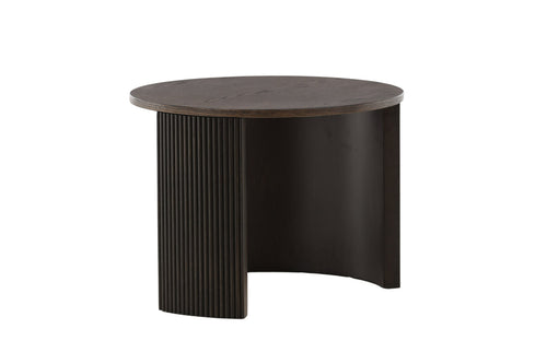 Rebellenclub Salontafel Tondor - Ø60 cm-  Walnoot - vtwonen shop