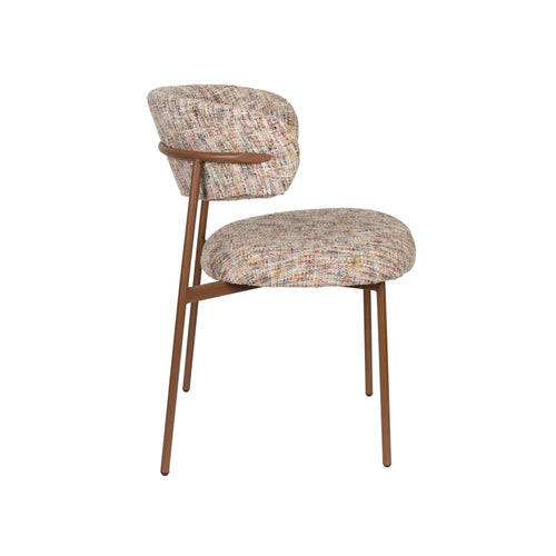 Housecraft Living Claes Eetkamerstoelen Gemêleerd Multi - Set van 2 - vtwonen shop