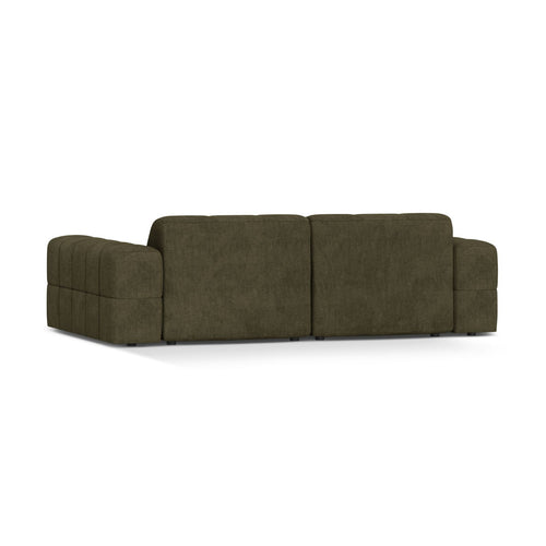 Cosmopolitan Design - Bank Chicago 3-zits, chenille groente - 102x212x78cm