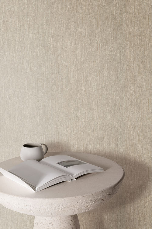 Masureel behang effen beige - 53 cm x 10.05 m - 630894