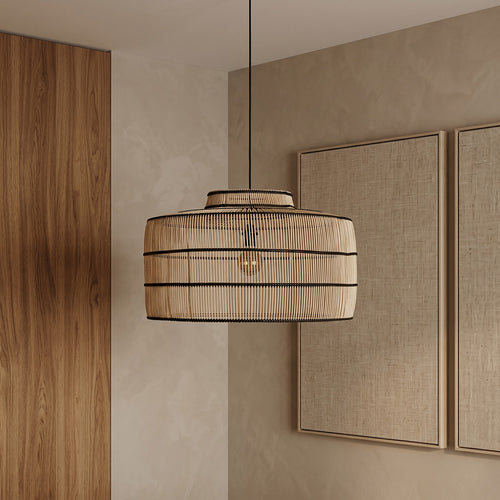 Raw Materials Stella rotan hanglamp - 61x61x36 cm