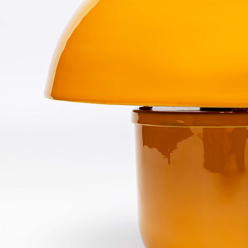 Kare Design Tafellamp Mushroom - 27cm - geel - vtwonen shop
