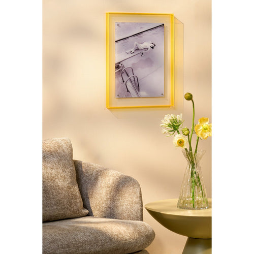 Mica Decorations Women Wanddecoratie - L40 x B3 x H50 cm - Acryl - Grijs