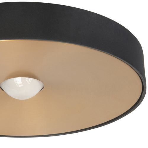 Highlight plafondlamp Bright - 1 lichts - 26  x 4.5   cm - zwart goud - vtwonen shop