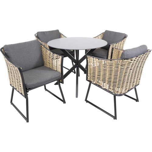 Lesli Living tuintafel Crest - zwart - Ø90x73cm