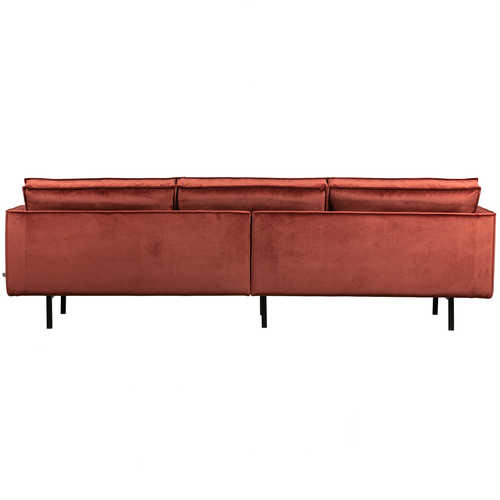 BePureHome 3-zits bank Rodeo - Velvet - Chestnut - 85x277x86 - vtwonen shop