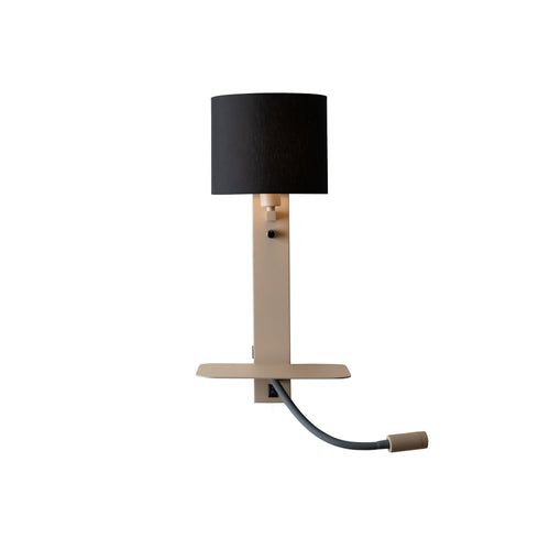 it's about RoMi wandlamp Florence - bruin - 24x24x52cm - vtwonen shop