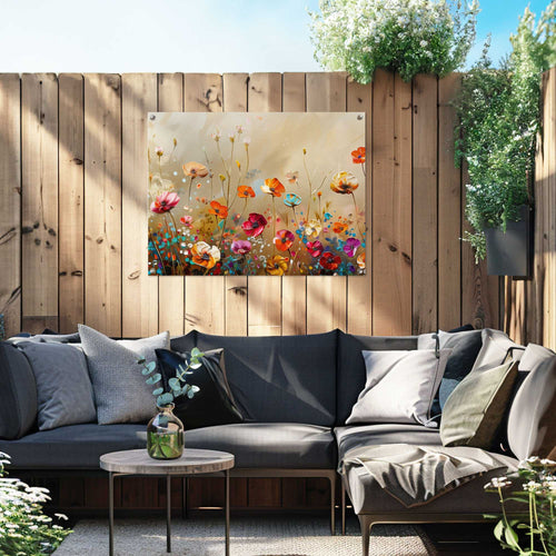 Reinders tuinposter Zomerbloemen - 60x80cm