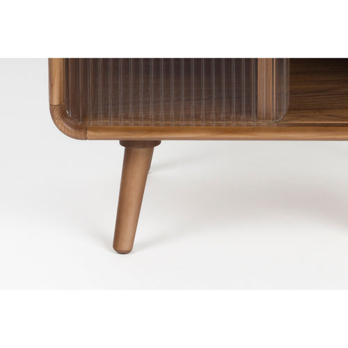 Dario bijzettafel/nachtkastje opbergplank met lade, hout Dario bijzettafel/nachtkastje opbergplank met lade, hout