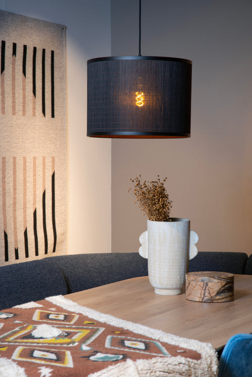 Lucide hanglamp TAGALOG - 1xE27 - Zwart