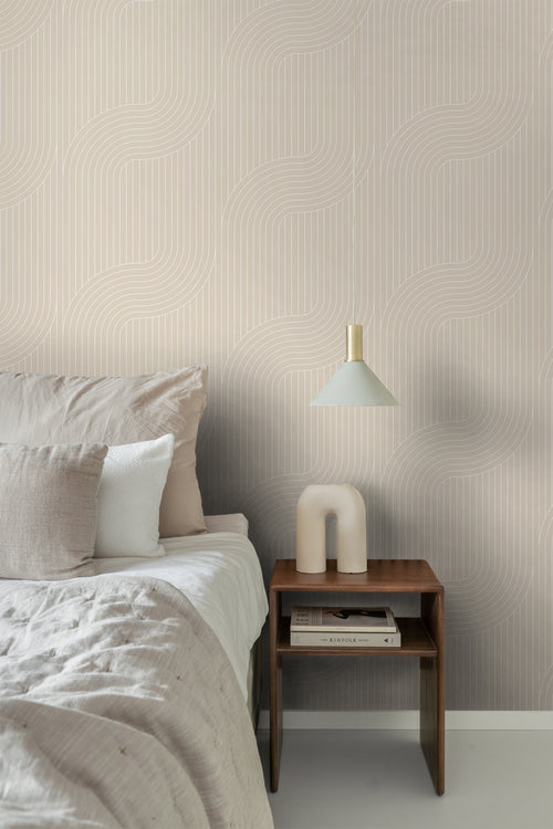 Origin Wallcoverings behang grafisch motief zand beige - 50 x 900 cm - 347962 - vtwonen shop