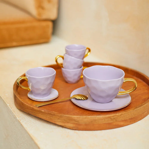 Urban Nature Culture Good Morning kopje Cappuccino/Tea - Lila - 11x8cm