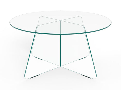 Rebellenclub  Circe Salontafel - ø80 cm - Transparant Glas