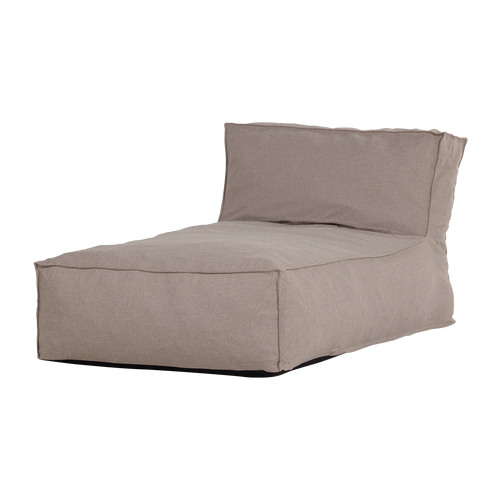 WOOOD ligbed tuin Velora - Polyester - Zand - 80x175x95