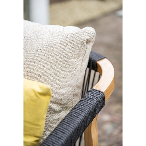 Monti barset - 5-dlg.- light teaklook - rope lava zwart - gobi sand