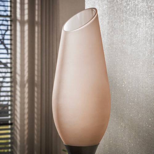 Giga Living Vloerlamp Cocoon - Bruin Frost Glas - 170cm