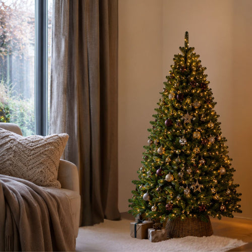 Black Box Trees Bright Kunstkerstboom H150 x Ø94 cm - Kerstboom Kunstkerstboom 339 Tips - Kunstboom met Standaard - Groen