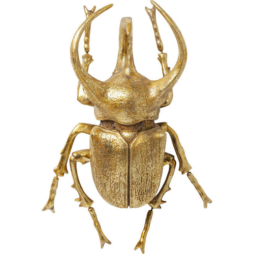 Kare Design Wanddecoratie Atlas Beetle goud