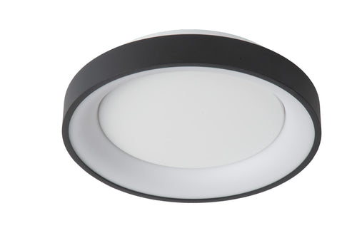Lucide plafonnière VIDAL - Geïntegreerde LED - Zwart
