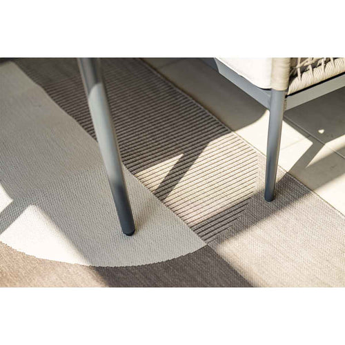 Garden Impressions lounge dining set Burela taupe - 5-delig - rechts