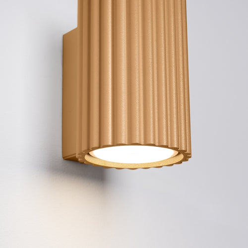 Sollux Lighting Wandlamp KARBON 10 goud - 6,5x8,5x10cm