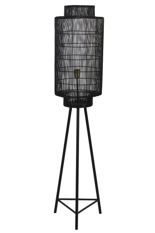 Light & Living vloerlamp Gruaro - zwart - 32x32x150 cm