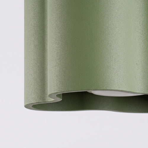 Sollux Lighting Plafondlamp OVIO 1 olijfgroen GU10 - 12x12x10cm
