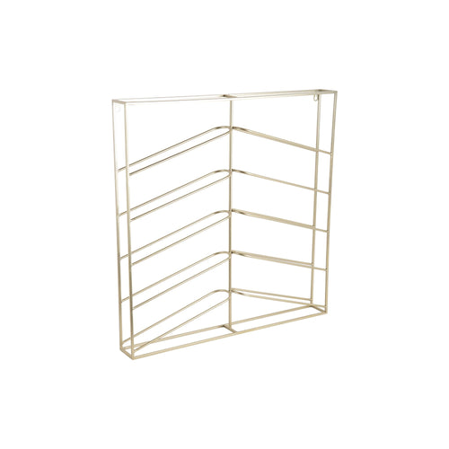 Present Time wijnrek Cuadro - goud - 67x7.5x66cm - vtwonen shop