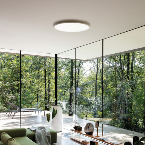Ideal Lux FLY 60cm Geïntegreerde LED Semi Flush Light Wit, 3000K, IP40