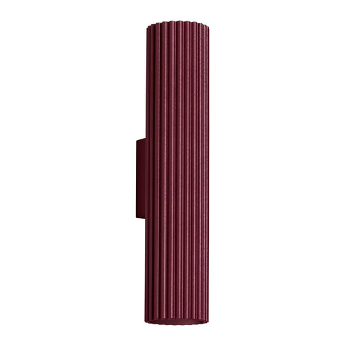 Sollux Lighting Wandlamp KARBON 30 bordeaux - 6,5x8,5x30cm