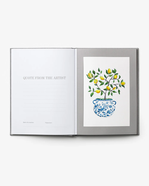 Printworks Frame Boek - Great Art - Tekenmap - Grijs