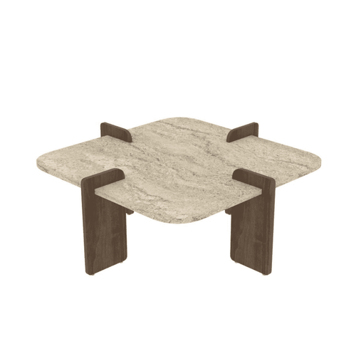 Calicosy - LUMA Salontafel - Naturel - 90x90x35 cm