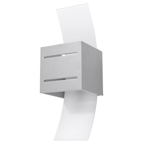 Sollux Lighting Wandlamp LORETO grijs - 10x12x30cm