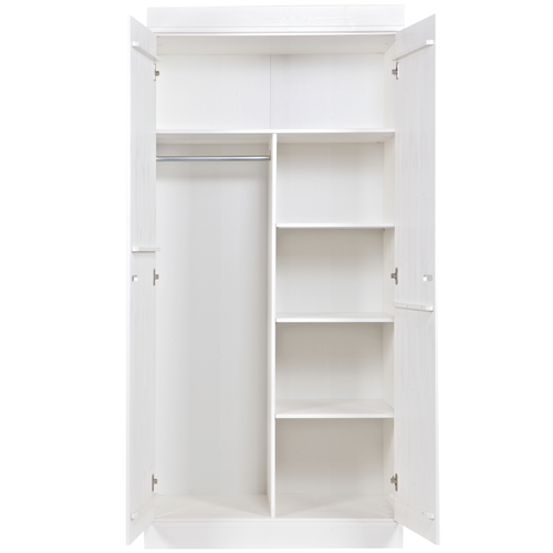 WOOOD kast interieurpakket 2-deurs Connect - Melamine - wit - vtwonen shop