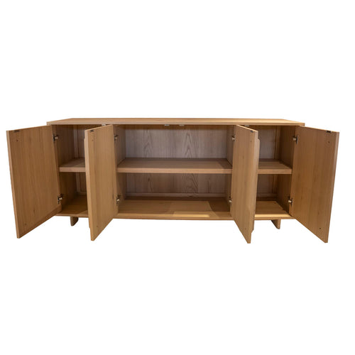 DÉJA Living Dressoir Samano - Naturel Eikenhout - 180x45x80cm