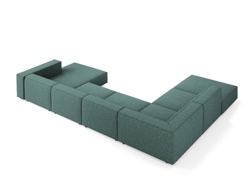 Cosmopolitan Design Panoramische hoekbank links Arendal 7-zits, chenille, olie - 262x364x70cm
