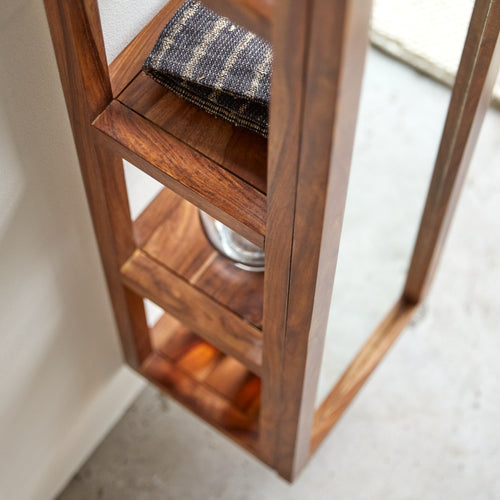 Tikamoon Rechte kolomkast van palissander - Bruin - vtwonen shop