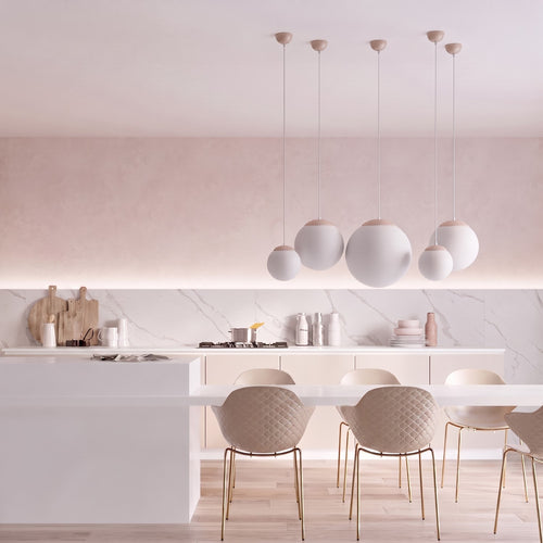 Sollux Lighting Hanglamp UGO 20 taupe - 20x20x110cm