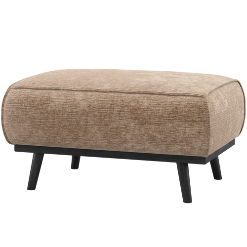 WOOOD hocker Statement - Chennile - Velvet Taupe - 40x80x55 - vtwonen shop